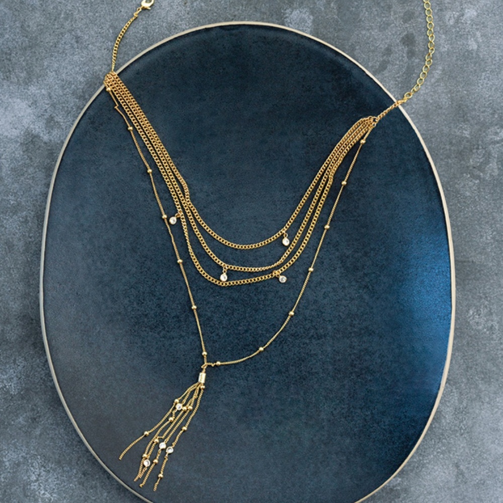 Ettika Chloe Tassel Necklace